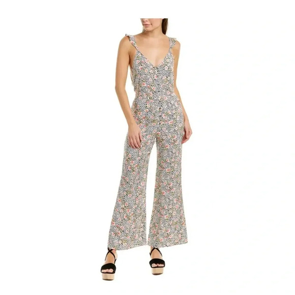 . Nwt! saltwater luxe flower jumpsuit - Picture 1 of 5